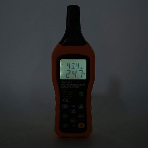Digital Hygrometer Dew Point Wet Bulb Backlit Meter in Saudi Arabia