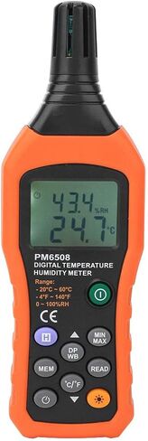 Digital Hygrometer Dew Point Wet Bulb Backlit Meter in Saudi Arabia