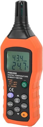 Digital Hygrometer Dew Point Wet Bulb Backlit Meter in Saudi Arabia