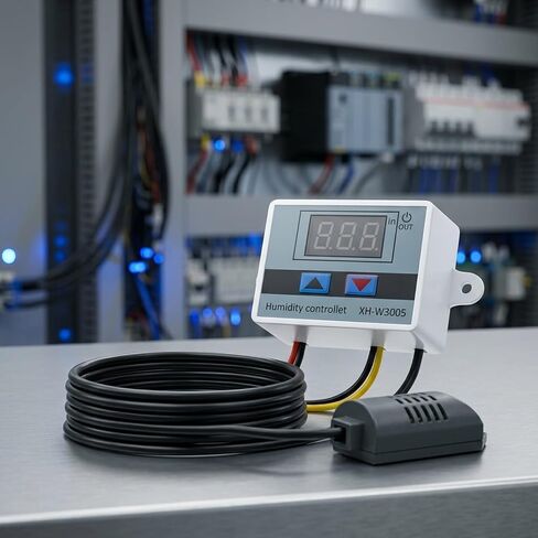 Digital Humidity Controller 0-99% RH 220V Sensor in Saudi Arabia