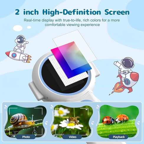 Microscope for Kids with Camera, STEM Toy for Boys & Girls Ages 3‑12 in Kuwait