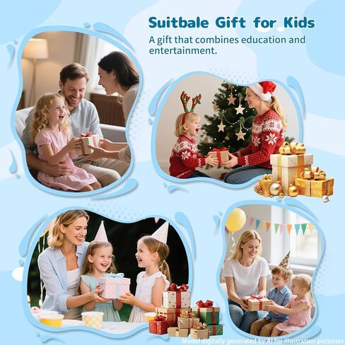 Microscope for Kids with Camera, STEM Toy for Boys & Girls Ages 3‑12 in Kuwait