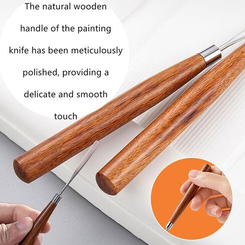 2 PCS Palette Knife Professional Paint Spatula in Saudi Arabia