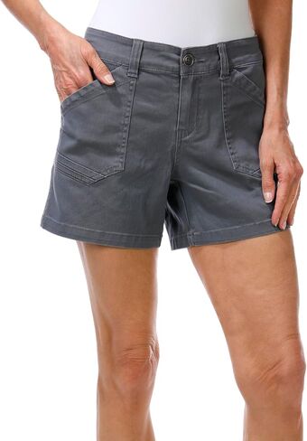 UNIONBAY Women's Alix Short, Light Galaxy Grey, 6 in Saudi Arabia