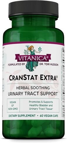 Vitanica CranStat Extra, Urinary Tract Support, Vegan, 60 Capsules in Kuwait