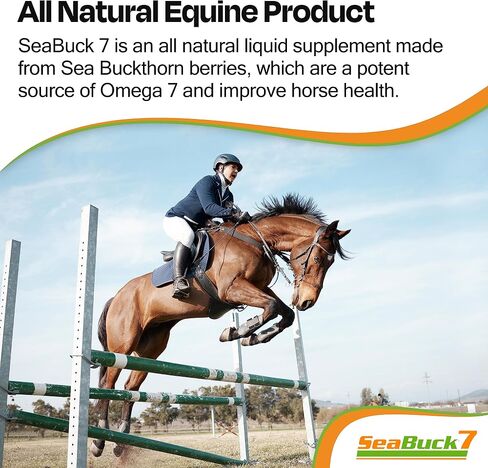 SeaBuck 7 Equine Sea Buckthorn Supplement for Horses, 1 Gallon in Kuwait