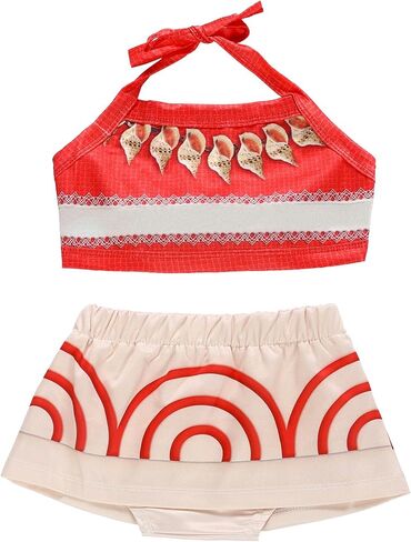 Dressy Daisy Baby Girls Ocean Adventure Princess Halloween Costume Skirt Set Party Outfit Dress Up in Kuwait
