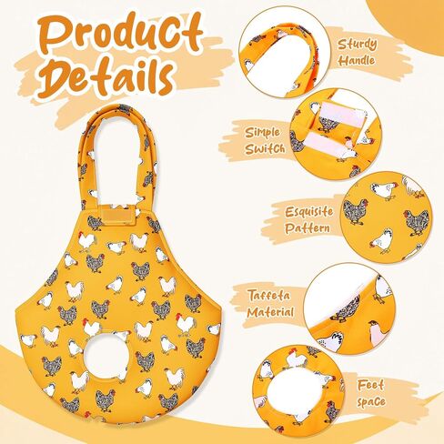 Hsei 3 Pack Chicken Carrier Bag with Handle for Hen Rooster Poultry in Saudi Arabia