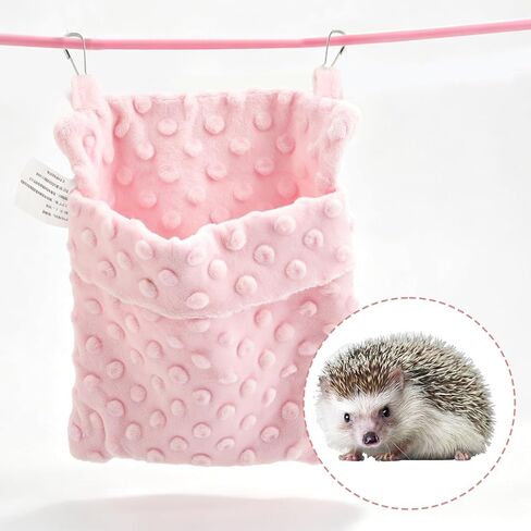 4-Piece Sugar Glider Bonding Pouch Carrier Bag, Durable Polyester Small Animal Sleeping Bag with Adjustable Shoulder Strap for Hamster, Rat, Chinchilla, Hedgehog - Travel and Cage Accessories in Saudi Arabia