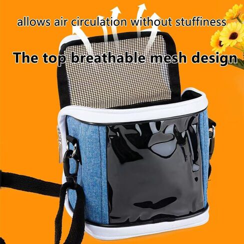 Small Animal Carrier Bag, Bearded Dragon Travel Carrier, Lizards Snak Carrier, Bird Carrier Backpack, Clear Bubble Window Backpack for Kitty, Small Pet Travel Carrier for Hedgehog Parrot in Saudi Arabia