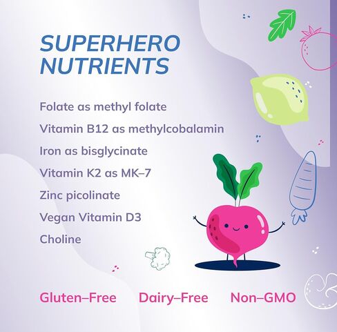 Wellness Resources Super Mini-Multi - Children's Multivitamin Swallowable Capsules with Methyl Folate, Methyl B12 and Coenzyme B Vitamins for Growth, Focus, Brain Health (120 Capsules) in Kuwait