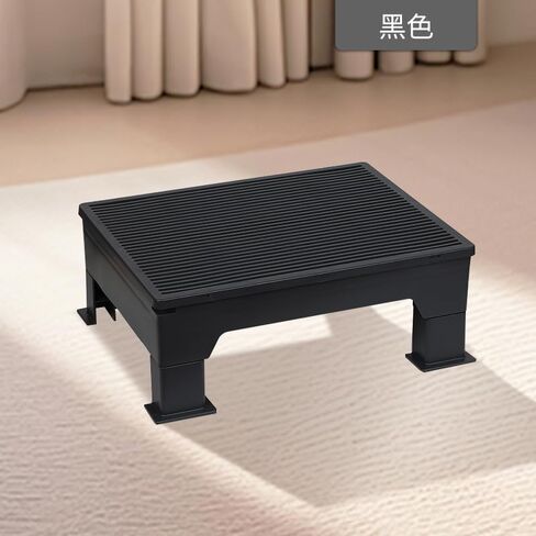 Pet Coutures Cat Litter Box Step, Adjustable Elevated Ramp with Anti-Tracking Mesh & Catcher - Easy Cleaning - Ideal for Kittens and Seniors in Kuwait