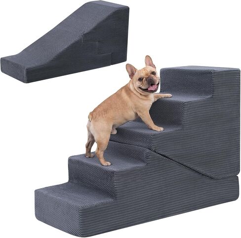 Dog Ramp for Bed Couch, 15.3" H Dog Stairs for Small Dogs in Kuwait