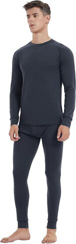Iguana Mens 100% Merino Wool Base Layer Sets for Ski Lightweight Thermal Underwear in Kuwait