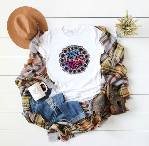 Thankful Leopard Tie Die Sunflowers Sublimation Transfer Ready to Press, Fall Sublimation Transfer, Ready to Use, Adult/Child Shirt Size in Saudi Arabia