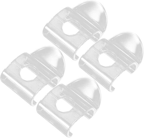 DOITOOL 4 Pcs Cordless Honeycomb Shade Lift Handles Cordless Cellular Rail Cordless Blind Handles for Pleated Shades Bottom Rail in Kuwait