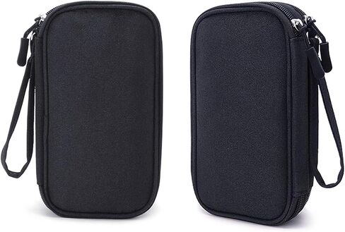 Diabetic Supplies Bag Travel Case Organizer for Insulin Pens, Blood Sugar Test Strips, Glucose Meter, Lancets, Lancing Device, Needles, Syringes, Alcohol Wipes, Diabetes Testing Kit Case (Black) in Saudi Arabia