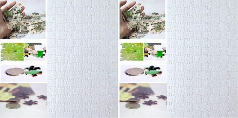 10 Sets Blank Sublimation A4 Jigsaw Puzzles with 120 Pieces - DIY Heat Press Transfer Crafts - Wholesale DIY Thermal Transfer Pearl Puzzles in Kuwait