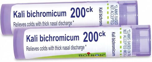 Boiron Kali Bichromicum 200CK، 80 حبة، دواء المعالجة المثلية لنزلات البرد in Kuwait