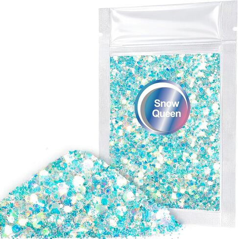 Matio Opal Chunky Glitter,12 * 5g Magic Opal Craft Glitter in Saudi Arabia