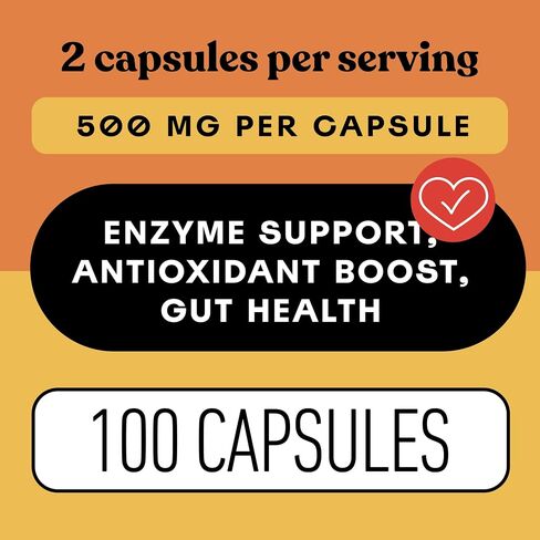 Complete Natural Products Organic Papaya Enzymes & Papain Enzyme Capsules - 500mg 100 Pills, Organic Papaya Powder Digestive Super Fruit Capsules in Saudi Arabia