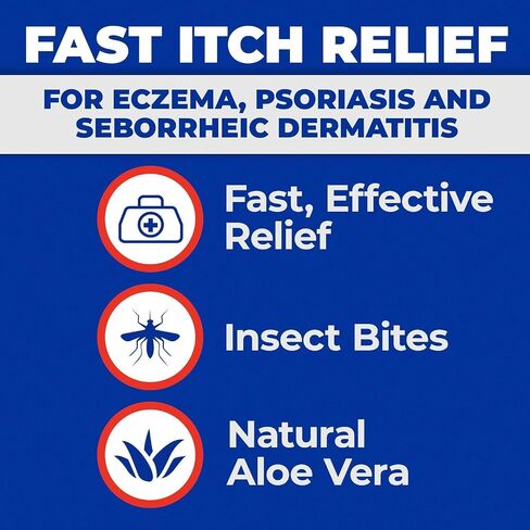 Globe Hydrocortisone Maximum Strength Cream 1% w/ Aloe, Anti-Itch Cream for Redness, Swelling, Itching, Rash & Dermatitis, Bug/Mosquito Bites, Eczema, Hemorrhoids & More in Kuwait