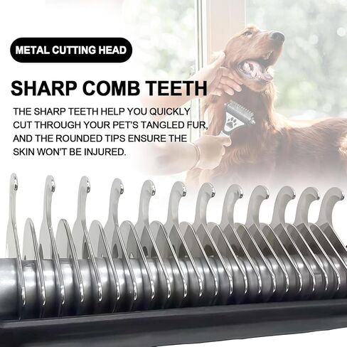 Penguin Double-Sided Dematting Comb for Dogs&Cats Undercoat Rake in Kuwait
