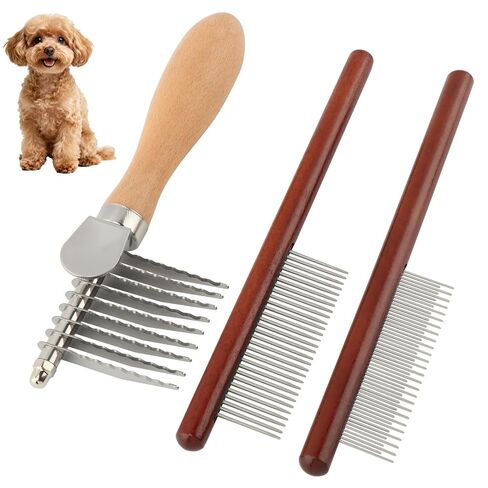 Dematting Comb for Dogs, Dematting Tool for Dogs & Cats, 2 Grooming Combs in Kuwait