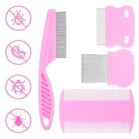 6 Pack Flea Comb Stainless Steel Lice Comb Tear Stain Remover Tool in Kuwait