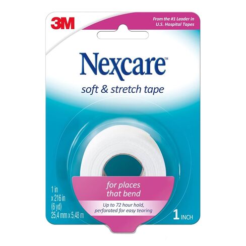 Nexcare Soft & Stretch First Aid Tape, Help Keep Injuries Clean And Protected,1 in x 6 yds in Saudi Arabia