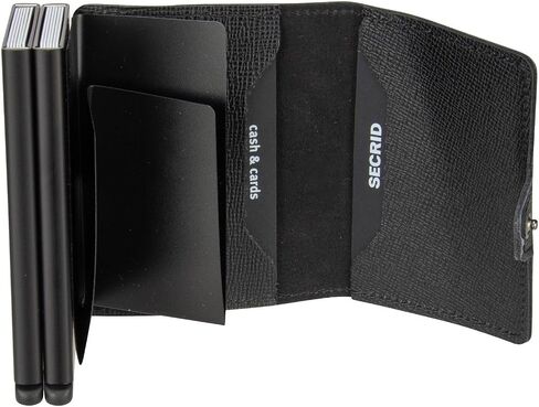 Secrid Men Twin Wallet Genuine Leather Vintage/RFID Safe Card Case for max 16 cards in Kuwait