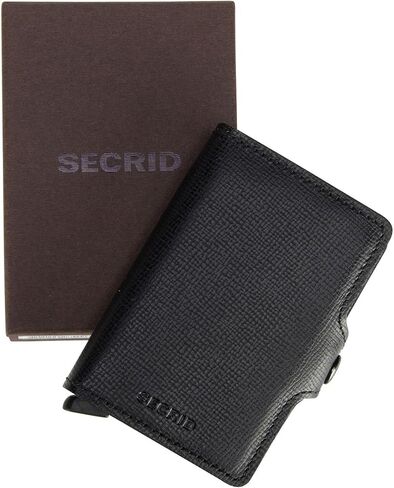 Secrid Men Twin Wallet Genuine Leather Vintage/RFID Safe Card Case for max 16 cards in Kuwait