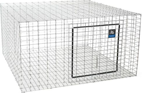 Pet Lodge® Wire Rabbit Hutch | Rust Resistant Galvanized Wire Mesh | Easy to Assemble Stackable Rabbit Cage | Made in USA | 30 X 36 in Kuwait