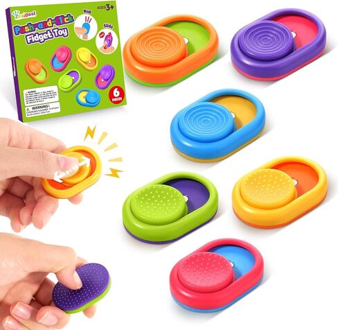 Sensory Fidget Toys for Kids Adult 6 Pack Textured Fidgets for Classroom in Saudi Arabia