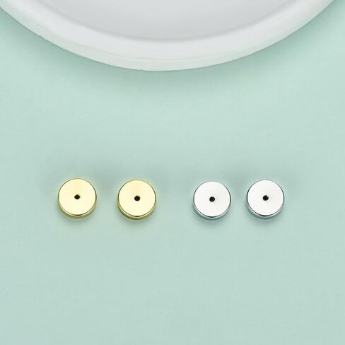 Earring Backs for Droopy Ears,DCRSLB Cycle Shape Earring Backs for Heavy Earrings Locking Lifter Backings for Studs,Mixed Color in Kuwait