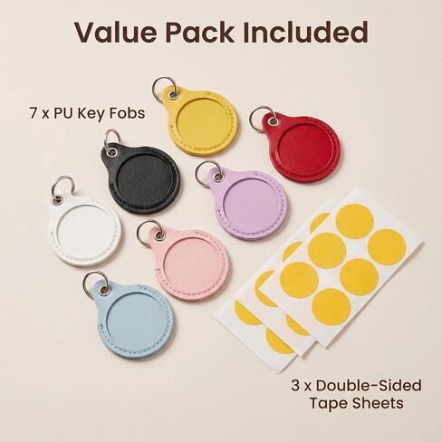 7 Pack Self-Finishing Needlepoint Key Fob Blank Double-Sided in Kuwait
