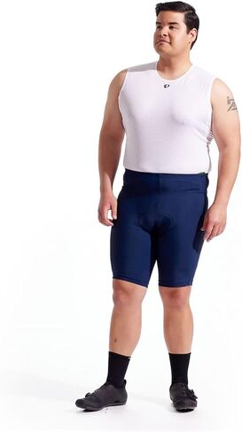 شورت PEARL IZUMI للرجال مقاس 10.5 سم لركوب الدراجات، مسامي بنسيج عاكس in Kuwait