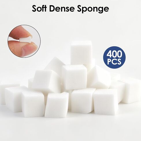 Nail Sponges 400 Pcs Soft Sponges with 1PCS Grabbing Pen in Saudi Arabia