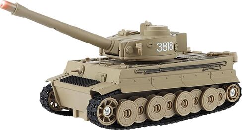 Diecast WW2 German Tiger I Tank Toy, Smoke Spray, Pull-Back,Light and Sound in Kuwait