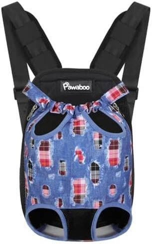 Pawaboo Dog Backpack Carrier,Front Chest Carrier for Small Dogs in Kuwait