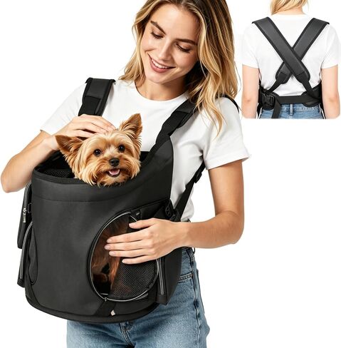 YUDODO 7-15 lbs Dog Front Carrier Backpack, Pet Front Facing Carrier in Saudi Arabia
