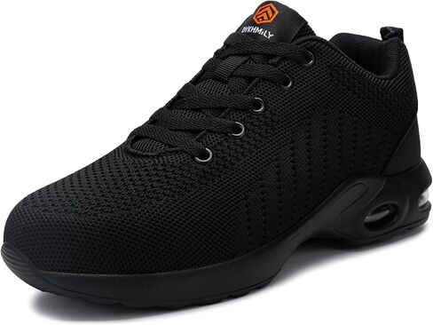 FENLERN Womens Steel Toe Shoes Comfortable Safety Work Lightweight Sneakers Breathable Air Cushion in Kuwait