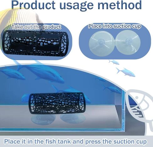 Little Fish Hammock and Little Fish Swimming Tunnel 2-Piece Set Aquarium Small Animal Animal Toys (Black) (Style 1) in Saudi Arabia