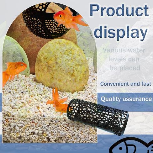 Little Fish Hammock and Little Fish Swimming Tunnel 2-Piece Set Aquarium Small Animal Animal Toys (Black) (Style 1) in Saudi Arabia