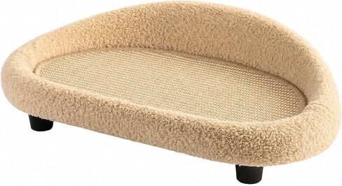 Cat Sofa with Sisal Scratching Scratcher Lounge Cozy, Kittens, Everyday Rest and Play, Home, Green in Saudi Arabia