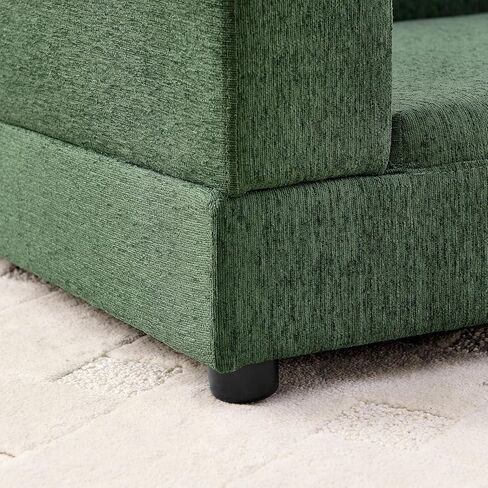 56.5" Linen Upholstered Pet Sofa with Armrests and Backrest for Medium in Kuwait