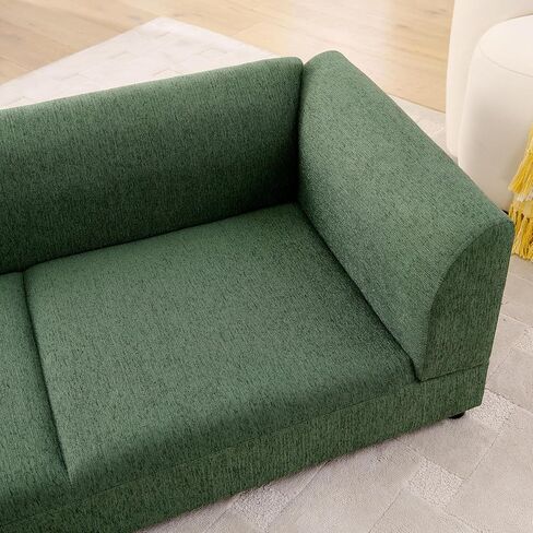 56.5" Linen Upholstered Pet Sofa with Armrests and Backrest for Medium in Kuwait