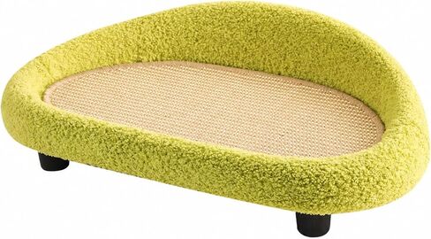 Cat Sofa with Sisal Scratching Mat Cozy Sisal Cat Scratcher Lounge Sturdy for Kittens, Home, Beige in Kuwait