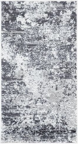 سجادة منطقة SAFAVIEH Amelia Collection - 9 × 12 بوصة، رمادي وأزرق، تصميم تجريدي حديث، لا يتساقط ويسهل العناية به، مثالي للمناطق ذات حركة المرور العالية في غرفة المعيشة وغرفة النوم (ALA705F) in Kuwait