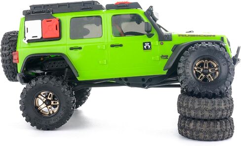for Axial SCX30 Upgrade Wheels & Tires – 0.7" Brass Rim with Offset for Ford Bronco, Jeep Wrangler, Chevrolet K10 RC Rock Crawler Accessories 4pcs/Set in Saudi Arabia